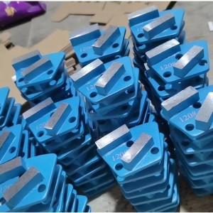 Disco de almohadilla de molienda de piso de diamante sector 120#/gravel raspador unido de metal para concreto de piso de molinillo